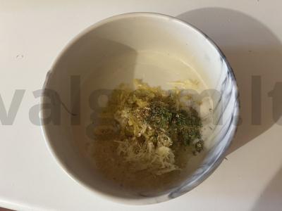 Vegetariška bulguro košė mikrobangų krosnelėje Žingsnis 6