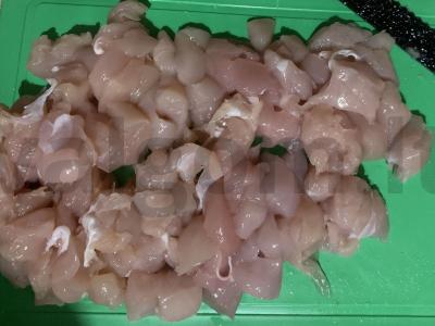 Bulvių gnocchi su vištiena grietinėlėje ir žaliaisiais žirneliais Žingsnis 1