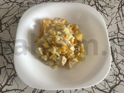 Plovas su vištiena ir daržovėmis Žingsnis 5