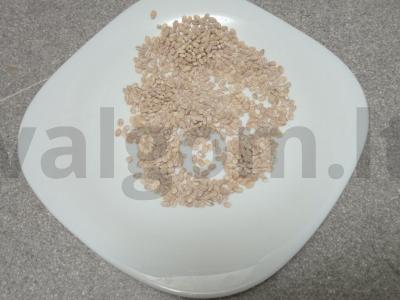 Sriuba su miško grybais ir perlinėmis kruopomis Žingsnis 1