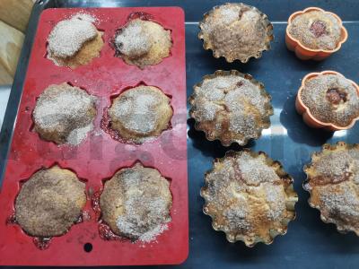 Muffinai su juodąja serbentu Žingsnis 6