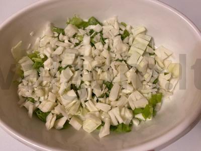 Salotas „Stefany“ su vištienos širdelėmis Žingsnis 5