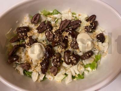 Salotas „Stefany“ su vištienos širdelėmis Žingsnis 9