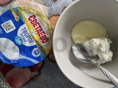 Desertas „Minkšti vaisiai“ Žingsnis 1