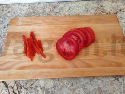 Sumuštinis su halumi sūriu ir cukinija pusryčiams Žingsnis 9