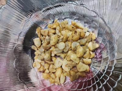 Sausainių tešla su žemės riešutais Žingsnis 1