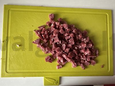 Žieminis salotas su daržovėmis ir dešra Žingsnis 2