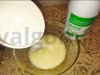 Blynai su šokoladiniu riešutų kremu Žingsnis 3