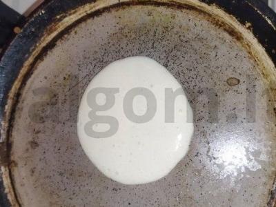 Blynai su šokoladiniu riešutų kremu Žingsnis 6