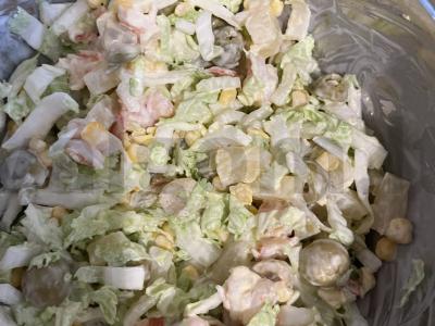 Salotos su krevetėmis ir ananasais Žingsnis 5