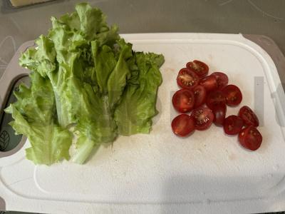 Sotūs blyneliai su kumpiu ir sūriu pusryčiams Žingsnis 3