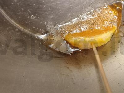 Apelsinų skiltelės ir vynuogės „Stiklinėje“ Žingsnis 7