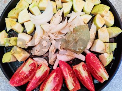 Kepta marmurinė jautiena su daržovėmis Žingsnis 2