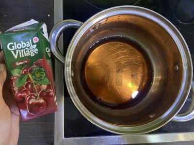 Vaikiškas vyšnių marmeladas Žingsnis 1