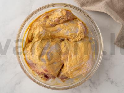 Vištiena garstyčių marinate Žingsnis 2