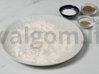 Plačiakė ant keptuvės Žingsnis 1