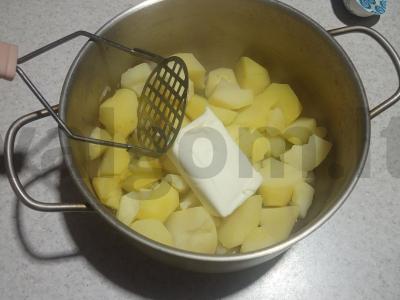 Bulvės su faršu ir morkomis Žingsnis 2