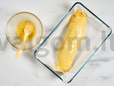 Ritinys su riešutais ir cinamonu Žingsnis 5