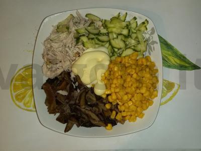 Miško skonis salotas Žingsnis 6