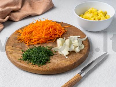 Žuvies sriuba su grietinėlėmis Žingsnis 2