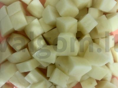 Kumpio ir bulvių apkepas Žingsnis 2