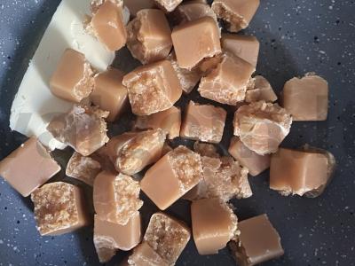 Desertas „Kukurūzų karamelės“ Žingsnis 1