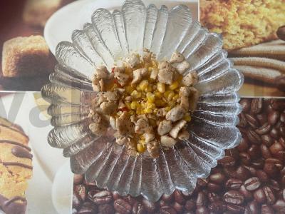 Salotas „Saulės spindulys“ su krabų lazdelėmis Žingsnis 8