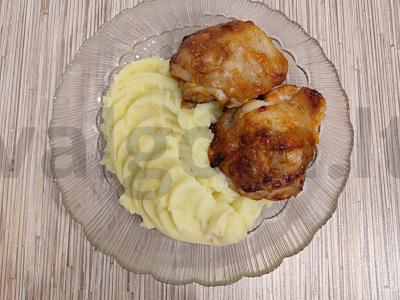 Bulvių košė su kepta vištiena Žingsnis 8