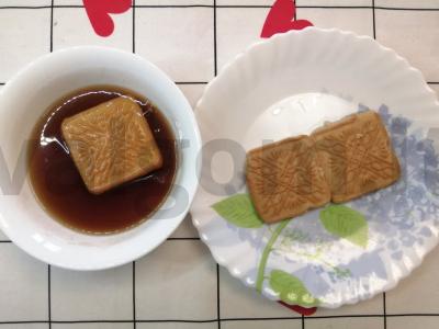 Nesaldus pyragas iš sausainių Žingsnis 7