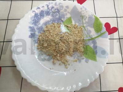 Nesaldus pyragas iš sausainių Žingsnis 9