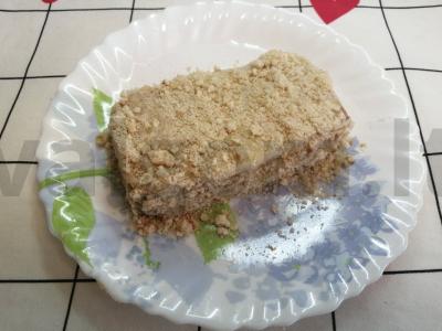 Nesaldus pyragas iš sausainių Žingsnis 10