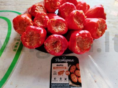 Įdaryti pipirai per 50 minučių Žingsnis 6