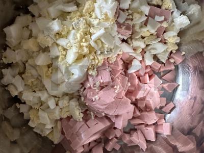 Salotas „Namų Olivier“ Žingsnis 2