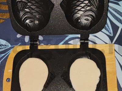 Pieniniai taiyaki su sūriu Žingsnis 6