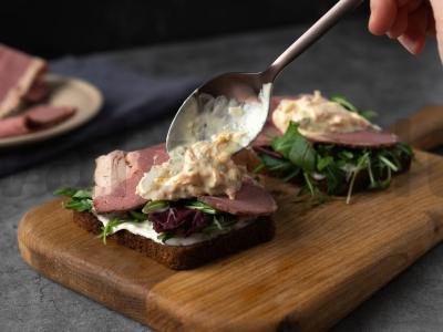 Sviestinis sumuštinis su jautiena Žingsnis 4