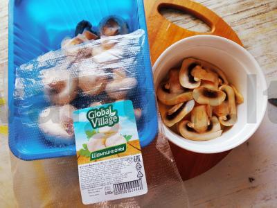 Grybai su bulvėmis šubėje Žingsnis 2