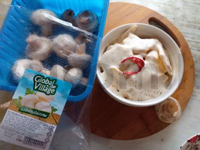 Grybai su bulvėmis šubėje Žingsnis 4