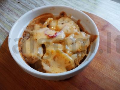 Grybai su bulvėmis šubėje Žingsnis 7