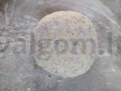 Sūrio lazdelės su dešra Žingsnis 6