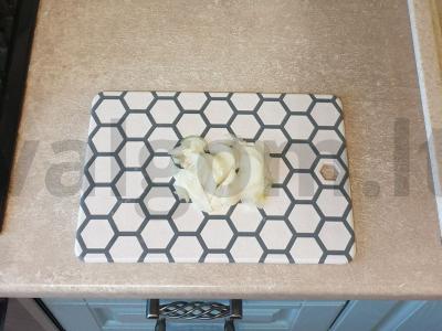 Menkių filė, kepta su svogūnais ir bulvėmis Žingsnis 3