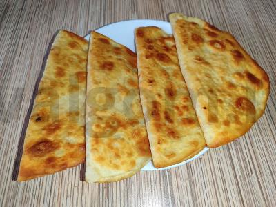 Kystybė iš lavašo su bulvėmis, dešra ir vištienos mėsa Žingsnis 9