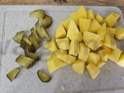 Švelnus azu su mėsa ir bulvėmis Žingsnis 4