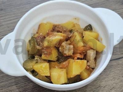 Švelnus azu su mėsa ir bulvėmis Žingsnis 9