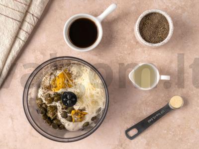 Kepti bulvytės su naminiu „Cezario“ padažu Žingsnis 2