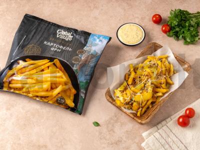 Kepti bulvytės su naminiu „Cezario“ padažu pagrindine nuotrauka