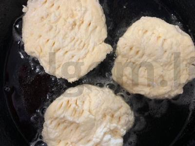 Varškėčiai su rugine miltais Žingsnis 7