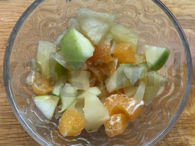 Vaisiai želė desertui Žingsnis 4