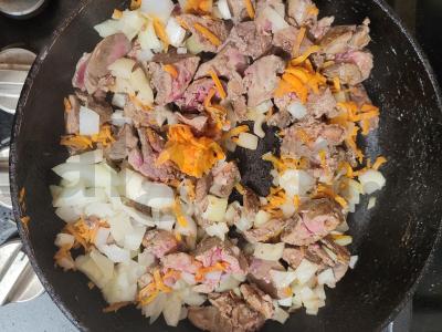 Švelni vištienos kepenėlė su žolelėmis grietinės padaže Žingsnis 2