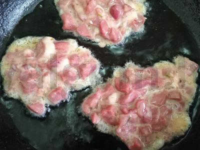 Vištienos širdelių blynai Žingsnis 6