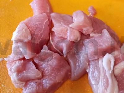 Daržovių troškinys su kiauliena Žingsnis 1